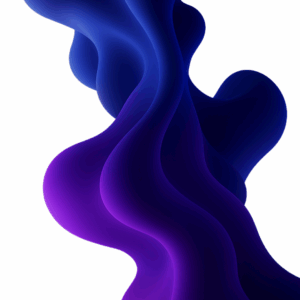 Abstract flowing purple and blue shapes illustrating responsive and agile social media help from Social Media Consulting.